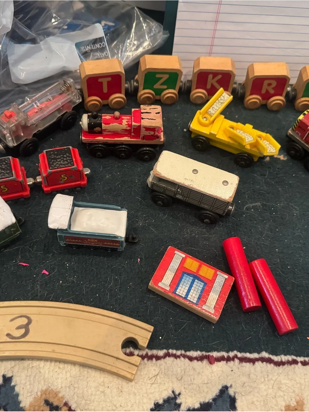 Thomas train large set - and others Wooden Train Toy Set